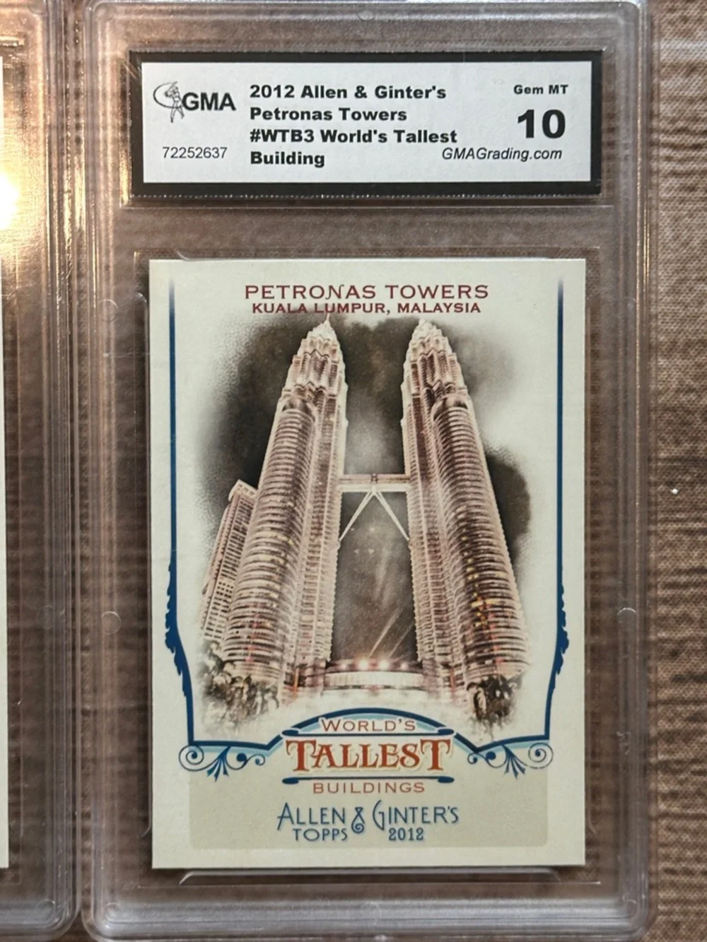 Lot of 8 - 2012 Allen & Ginters World Tallest Buildings - GMA graded Gem MT 10’s - Picture 9 of 9